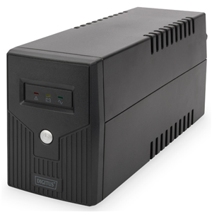 DIGITUS Line-Interactive UPS, 600VA/360W 12V/7Ah x1 battery, UP7905, 2x NZ/AU 3-pin outlets, 2x RJ11, 1xUSB2.0 type B