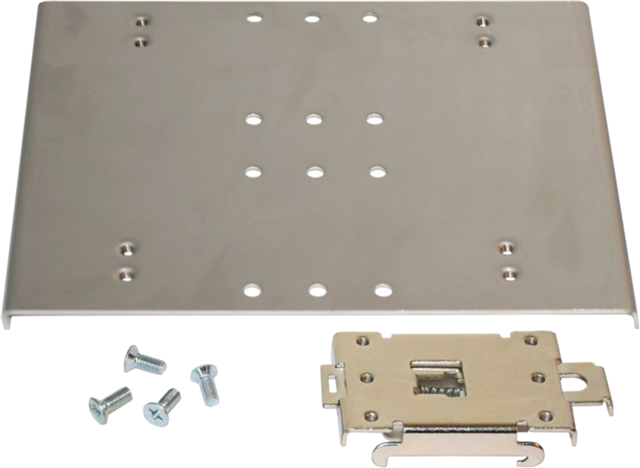 This mounting kit allows the installation on a standard 35mm DIN-Rail</br>