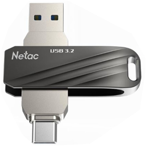 128GB USB3.2, Zinc alloy, 59*15.6*9.5mm, Pearl nickle and Polar Night black