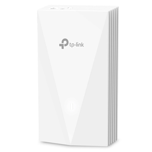 Wall Plate Mounting; fits in a standard power or light switch fitting</br>Wi-Fi 6 with Simultaneous 574 Mbps on 2.4 GHz and 2402 Mbps on 5 GHz totals 2976 Mbps WiFi speeds</br>4x Gigabit Ethernet ports, 1 with PoE pass-through</br>Centralised Omada SDN Cloud Management</br>PoE+ 802.3at</br>Secure Guest Network and Seamless Roaming</br>