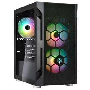 210mm (W) x 392mm (H) x 366mm (D), 30.13 liters</br>Glass Window</br>Equipped with three 120mm ARGB fans and ARGB controller</br>Suitable for Micro-ATX, Mini-DTX, Mini-ITX</br>Internal 3.5  x 2, 2.5" x2</br>USB3.0 x1, USB2.0 x2, Audio x1, Mic x1</br>1 x 120mm rear fan