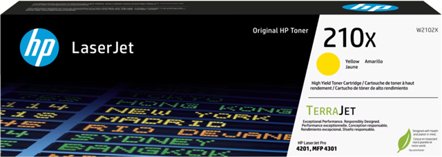 HP Yellow LaserJet Toner - 5500 Page Yield - HP 4210/4301 series printer