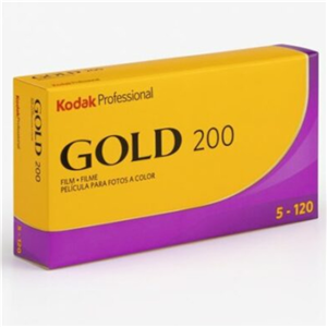 Kodak GOLD 200iso 120 Film

ProPack of 5 rolls of 120 size film

Gold 200 is an affordable, entry-level color film that results in an ideal combination of warm
saturated color, fine grain and high sharpness.
The new 120 product is coated on 3.94 mil Kodak ESTAR™ film base which provides enhanced quality, transparency and
dimensional stability.

This film is intended for advanced amateurs who are looking to upgrade from 35mm to
medium format photography.