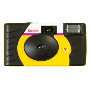 KODAK Premium Flash Single Use Camera</br>Worry-Free picture taking made easy!</br>Get great pictures in outdoor or low-light situations. This automatic flash recharges to take the worry out of picture taking.</br>Always be ready with Premium Flash</br>Automatic flash recharges, covering 4 to 14.5 foot (1.2 to 4.5 meters) flash range. Great for outdoor or low light situations.</br>Bright colors!</br>Loaded with KODAK 800 speed, 27 exposure film for pictures with bright, vibrant colors.