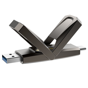 NT03US5C-128G-32TA, Netac US5 USB3.2+TypeC Solid State Flash Drive 128GB, up to 550MB/500MB/s</br>