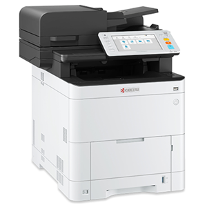 Print, Duplex, 1200dpi resolution, Scan, Copy, USB/Gigabit Ethernet, 35ppm (Mono), </br>Starter Toner[~3,500 Pages Black, ~2,500 Pages Colour], TK5374 Black Toner [TK-3574K, KY6076, ~7,000 Pages], TK5374 Cyan Toner [TK-3574C, KY6077, ~5,000 Pages], TK5374 Magenta Toner [TK-3574M, KY6078, ~5,000 Pages], TK5374 Yellow Toner [TK-3574Y, KY6079, ~5,000 Pages], </br>PF-5150 Paper Feeder [550 Sheets, A4], </br>IB51 Wireless Network Card [KC2452], </br>2 year onsite warranty standard. </br>