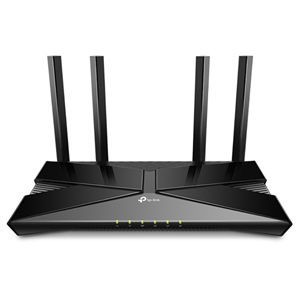 AX1800 Dual-Band Wi-Fi 6 Router</br>SPEED: 574 Mbps at 2.4 GHz + 1201 Mbps at 5 GHz</br>SPEC: 4× Antennas, Dual-Core CPU, 1× Gigabit WAN Port + 4× Gigabit LAN Ports,  1024-QAM, OFDMA</br>FEATURE: Tether App, WPA3, Access Point Mode, IPv6 Supported, IPTV, Beamforming, Smart Connect, Airtime Fairness, VPN Server, Cloud Support,Onemesh</br>