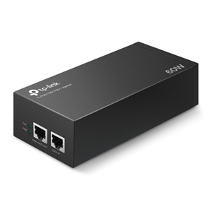 PoE++ Injector Adapter</br>PORT: 1× Gigabit PoE Port, 1× Gigabit Non-PoE Port</br>SPEC: 802.3bt/at/af Compliant, 60 W PoE Power, Data and Power Carried over The Same Cable Up to 100 Meters, Steel Case, Pocket Size, Integrated Power Supply