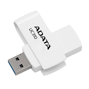 256GB USB3.2 Gen 1, USB Type-A, 9g, 58x20x13mm White Swivel UFD