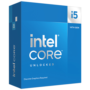 Core i5-14600KF, 14Cores / 20Threads (6P+8E), 3.5 up to 5.3Ghz, 24MB cache, 125W TDP, No Fan, No Graphics