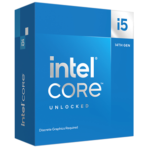 Core i5-14600KF, 14Cores / 20Threads (6P+8E), 3.5 up to 5.3Ghz, 24MB cache, 125W TDP, No Fan, No Graphics</br></br>