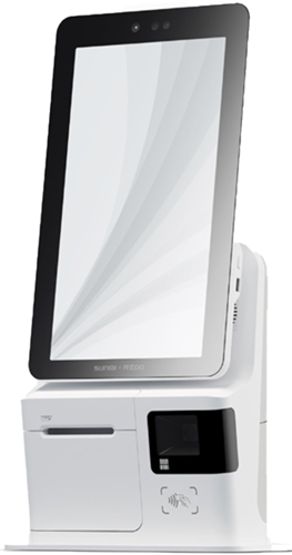 Countertop install. 15.6" PCAP Touchscreen Portrait, FHD, 58/80mm thermal printer, 1D and 2D scanning, NFC, Camera supporting FR payment, membership verification, etc. Sunmi OS with Sunmi app store. Supports app install via APK.</br></br>5x USB, 1x RJ11, 1x RJ12, 1x RJ45, Audio</br></br>https://www.sunmi.com/en-US/k2-mini/