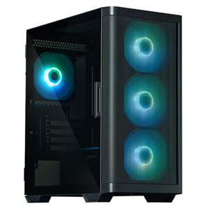 mATX Mini Tower PC Case</br>, 3x120mm RGB fans</br>, Tempered Glass side, Front mesh design, Max VGA 320mm</br>, Max Cooler 157mm, 385(D) x 208(W) x 425(H)mm</br></br>