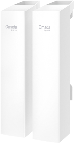 Outdoor 5GHz 867Mbps Wireless Bridge, IP65 Weather proof and 6kV lightning protection, Passive PoE, Long Range Communications up to 5km, Auto-pairing kit 2x bridge, Omada SDN management, 3x Gigabit ports, Passive PoE adapter included