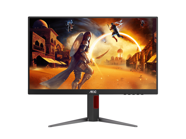 27" IPS Panel, Full HD 1920 x 1080 Max Res, 180Hz, 2x HDMI, 1xDisplay Port, VESA 100mm, 3yr Warranty Heigh adjust stand