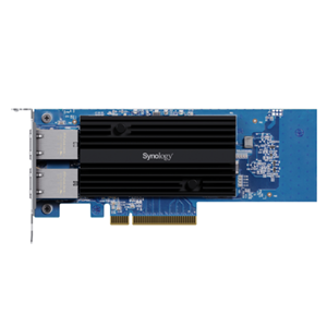 Dual-port 10GbE 10GBASE-T add-in card for Synology systems