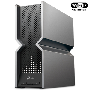 BE19000 Tri Band Wi-Fi 7 Router</br>SPEED: 1376 Mbps at 2.4 GHz + 5760 Mbps at 5 GHz + 11520 Mbps at 6 GHz</br>SPEC: 8× Internal Antennas, Quad-Core CPU, 1*10Gbps SFP+/RJ45 Combo WAN/LAN port +1*10 Gbps RJ45 WAN/LAN port +4*2.5 Gbps LAN ports, 1*USB 3.0 Port, 4096-QAM, OFDMA,HE160 on 5GHz, HE320 on 6GHz, LED Screen</br>FEATURE: Tether App, WPA3, Access Point Mode, IPv6 Supported, IPTV, Beamforming, Smart Connect, Airtime Fairness, VPN Server, VPN Client, DFS, Cloud Support, HomeShield, Easymesh, IoT Network"</br>