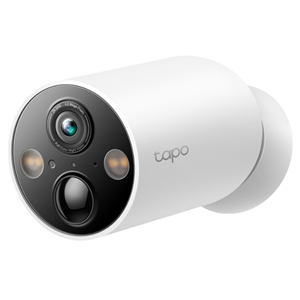 300 Day Battery Life, no wires for flexible placement,2560x1440p 2K+ Video, Night Vision up to 30ft, Two-Way Audio, IP66 Weather Proof, -20 - 45deg C Operation, Motion Detection (not thru glass), Kit includes 4x C425 Battery Cameras, Storage options on-camera (micro-SD),  or Tapo cloud