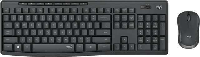 Wireless Desktop Kit, Nano USB Receiver, Full Size Keyboard, Mouse: 1x AA Battery (Included), Keyboard: 2x AAA Batteries (Included), 1-Year Limited Hardware Warranty