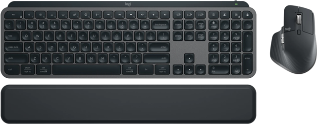 Introducing the Logitech MX Keys S Combo &mdash; the ultimate set of precision tools engineered to get you in your flow for hours of comfortable productivity. The power of the fluid, fast precision typing of MX Keys S keyboard combined with the precise, fast scrolling experience of MX Master 3S mouse. Also includes MX Palm Rest.