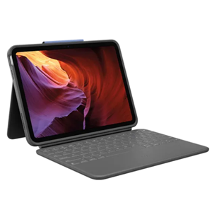 Heavy-duty protection. Slim design. Rugged Folio is a surprisingly slim keyboard case that protects your iPad from drops, spills, and scratches.