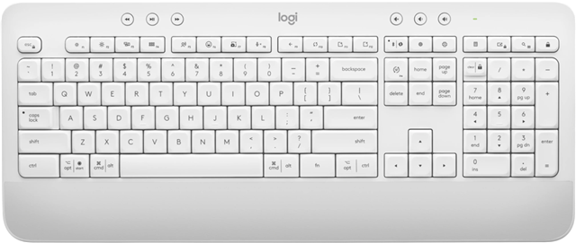 Achieve More with Less Effort: Wireless full-size keyboard layout with convenient access to all the right shortcut keys; save time with commands like mic mute, unmute, screenshot, and web navigation