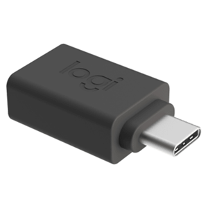 Adapt any Logitech USB 2.0 Type-A wireless USB receiver or USB-A cable to be used in a USB-C port.