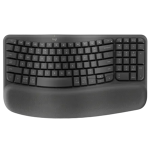 For workdays that go easy on you, Feel the Wave. Wave Keys wireless ergonomic keyboard is shaped to feel instantly familiar and keep you typing all day in a natural position.A cushioned palm rest with memory foam gives your wrists more support throughout the day. Up to 3 Years Battery Life. Bluetooth or Logi Bolt Reciever connectivity.