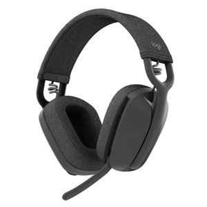 Experience immersive audio with Logitech Zone Vibe 100 headphones. Professional enough for the office, casual enough for home, it is designed for the way you work and play—without compromise. This lightweight wireless headset features a flip-to-mute mic with noise-canceling technology, 30m range.