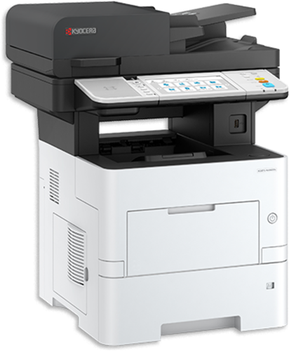 Print, Duplex, 1200dpi resolution, Scan, Copy, Fax, USB/Gigabit Ethernet, 45ppm (Mono), </br>Starter Toner[~6,000 Pages Black], TK3404 Black Toner [TK-3404K, KY1375, ~12,500 Pages],</br>PF-3110 Paper Feeder [550 Sheets, A4], </br>IB51 Wireless Network Card [KC2452], </br>HyPAS solution platform (Optional SD card required on this device if you are installing a HyPAS application)</br>2 year onsite warranty standard. </br>