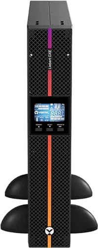GXE3-3000IRT2UXL 3000VA/2700W On Line UPS</br>Double conversion on-line technology</br>Compact rack/tower design</br>Generator-compatible with wide input frequency range (40 to 70 Hz)</br>Automatic Internal Bypass</br>Management via USB or optional SNMP Card (RDU120, UP4581)</br>Powerful 6A charging for fast battery recharge</br>0.9 output power factor</br>Rail kit included</br></br>Optional additional external battery packs UP2586 (up to 4)</br>Input 1x C20 (16A)</br>Output 8x C13 + 1x C19 connectors</br></br>CA2024 if wanting to convert C13 Output to standard NZ 3 pin socket</br>Replacement batteries UP7905 x6