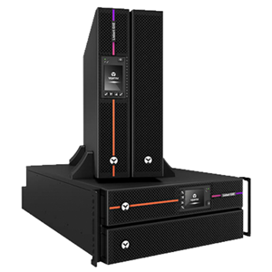 True on-line double conversion 6000VA/6000W UPS system, optional extended battery runtime (UP4336). Rack or tower configuration. Includes rack mount kit. SNMP Card IS-UNITY-SNMP/ UP7262, Relay Card IS-RELAY/ UP727, Replacement batteries UP7905 x16