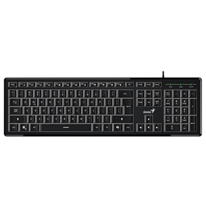 Slim illuminated keyboard </br>backlight keys</br>. Dedicated Copilot key. White LED backlight with 5 levels adjustable</br>. 19 Anti-Ghosting key functions</br>