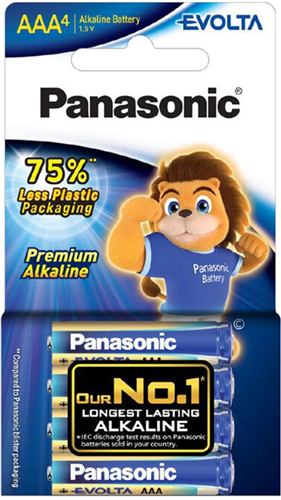 Premium, long-lasting batteries. 1.5v.