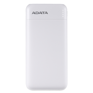 10,000mAh Capacity, QC/PD 20W fast charging, Simultaneous 3-device charging,  2x USB Type A outputs (18W Max), 1x USB Type-C outputs (20W Max), Slim 16mm thick, 210g, High-quality lithium polymer batteries. White