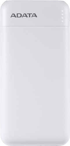 10,000mAh Capacity, QC/PD 20W fast charging, Simultaneous 3-device charging,  2x USB Type A outputs (18W Max), 1x USB Type-C outputs (20W Max), Slim 16mm thick, 210g, High-quality lithium polymer batteries. White