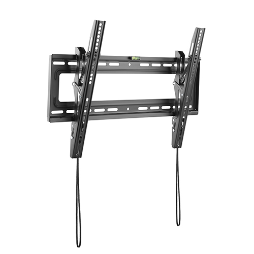 BRATECK 40"-70" Tilt Curved & Flat Panel TV Wall Mount. Max load 50kg. TV to Wall: 40mm. Max VESA 600x400 Colour: Black.</br></br>Capable of supporting weights of 50kgs/110lbs, the LP46-46T is designed to fit any 40"~70" curved & flat-panel TVs. Its solid heavy-gauge steel construction offers a sleek, high-tech look while providing strength and durability. The adjustable structure allows a freely tilt angle up to 12° down for viewing ease and enjoyment. Its automatically click-in spring lock with an easily-release cord easily and securely attaches your TVs to the wall. Compatible with VESA hole up to 600x400.