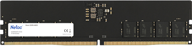 NTBSD5P56SP-16 Netac Basic DDR5-5600 16GBC 46 U-DIMM 288-Pin DDR5 / PC DDR5-5600 PC5-38400, 16G x 1, 46-45-45-90, 1.1V, Single Channel</br></br></br></br></br></br></br>