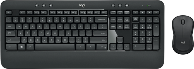 Wireless Desktop Kit, Unifying USB Receiver, Abrasion Resistant Key Print, Mouse: 1x AA Battery (Included), Keyboard: 2x AA Batteries (Included), Up to 24 month mouse battery life, up to 36 month keyboard battery life, Spill Resistant. 12 Month Warranty