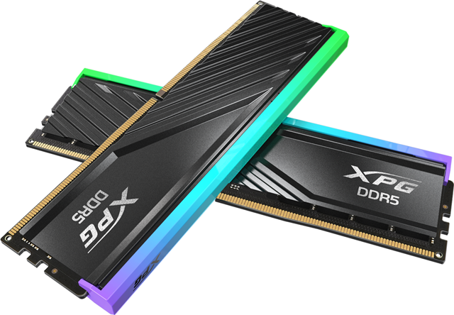 XPG Lancer Blade 32GB (2 x 16GB) 288-Pin PC RAM DDR5 6000 (PC5 48000) Desktop Memory Model AX5U6000C3016G-DTLABRBK Black with RGB</br></br></br></br>