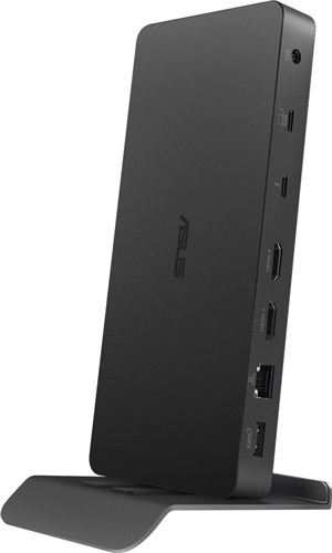 DC500, 1x Thunderbolt 4, 2x HDMI 2.1, 1x SD Card Reader 4.0 (UHS II), 1x Micro SD Card Reader (UHS II), 2x USB-A 3.2 Gen2, 2x USB-A 2.0, 1x RJ45 2.5GbE, 1x Audio Combo Jack, 1x Kensington Lock, 1x Power Button with Indicator LED, 1x DC Jack (4.5 phi) Triple 4K display simultaneously, or a single 8K monitor.Triple Displays up to 3x 4K 60hz, Dual Displays up to 2x 4K 120Hz, Single Display up to 8K 60hz  Power Adapter150 watt AC with 96w charging. 335grams, 3 years warranty
