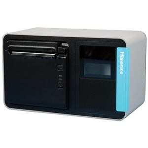 High Speed Cube X (80mm thermal printer & High Speed 2D scanner). Suitable for self checkout style goods scanning