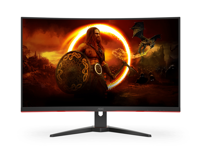 31.5" Curved 1500R, QHD 2560x1440, Fast VA, 3-sided frameless, Adaptive-Sync , 180Hz, 0.5ms, HDR10, 1x HDMI2.0, 1x DisplayPort1.4</br>Includes 1x DP cable</br>