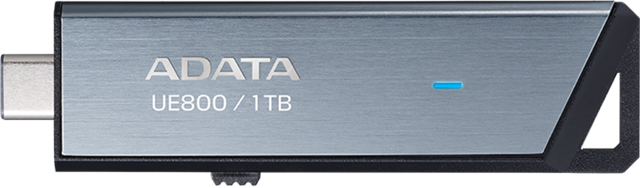2TB UFD USB3.2 Gen 2 Type-C, Retractable, up to 1000/1000MB/s, Capless slide-out design, Cutout for key rings</br>