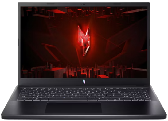 NITRO V ANV15-51-56GY, Intel Core i5-13420H 12 MB Smart Cache, 2.1 GHz withTurbo Boost up to 4.6 GHz, 15.6" FHD IPS 144Hz, 1920x1080, Anti-Glare. 16GB DDR5 Memory, Up to 32GB, 512GB + 2TB PCIe NVMe SSD, RTX 3050 6GB RAM, 802.11a/b/g/n+ax, Bluetooth 5.2, Backlit KB, Finger Print Reader, HD TNR Camera, 57Wh Li-ion battery, 1x Type-C USB 3.2 Gen2 (TB4), 3x Type-A USB 3.2 Gen1, 1x RJ45 1x HDMI 2.0 1x 3.5mm headphone/speaker 3-pin 135W AC adapter, 2.1kg, 362.3 (W) x 239.89 (D) x 23.5 (H), Windows 11 Home</br>
