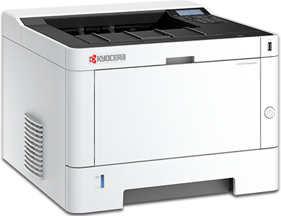 Print, Duplex, USB/Gigabit Ethernet, Wi-Fi, 40ppm (Mono), 6.4second first print, Starter Toner [~3600 Pages], TK2164 Black Toner [KY1378, ~10,000 Pages, TK-1264], PF1100 Additional Paper Tray [KC1399, 250 Sheets, A4] (Max. 2) 100,000 Page Drum.</br>2 year return to base warranty standard.</br>2-year onsite warranty upgrade - KY9131</br>3-year onsite warranty upgrade - KY9132
