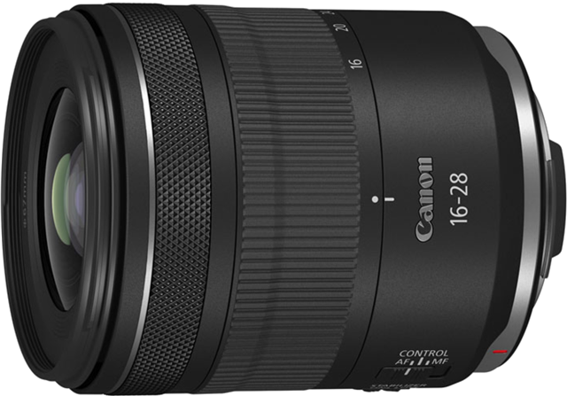 RF 16-28mm f/2.8 STM lens, Minimum Focusing Distance 0.2m, 445g, 67mm filter