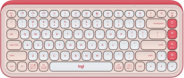 Start with a POP</br>Own your space with the POP Icon Keys, a bold looking Bluetooth? keyboard that allows for effortless productivity thanks to fully customizable Action Keys</br></br>Anything but ordinary</br>Dare to be different with the POP Icon Keys. The detailed transparent frame and fresh colors of this bold design made with recycled plastic will allow you to personalize any desk, wherever you get work done.</br></br>Get comfortable</br>The contoured, low-profile keys are designed to fit your fingers perfectly for precise, comfortable & quiet typing no matter what zone you're in.</br></br>Life is easier with shortcuts</br>Seamlessly transition from "work mode" to "break mode" with the customizable Action Keys and Logi Options+ App. Access your suite of productivity tools, open up your favorite social media or launch your most used AI tools with a single key press.</br></br>Make work easy</br>Productivity hacks at your fingertips. Set an Action Key to work mode and open your Microsoft/Google workspace apps or most used web tabs instantly. Get things done easily by accessing your AI tools with a press of an Action Key.