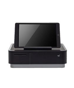 Tablet POS Solution, Cash Drawer + Printer, Bluetooth w/Apple MFi + USB connection, Paper Width 58mm, 4 Note, 8 Coin, iOS, iPhone, iPad, Android, Windows. 2 x 1.5A USB host for external device charging / peripherals, compatible paper roll: RA8224</br></br>Compatible scanners are RA3125 and RA3126 - other scanners are not supported