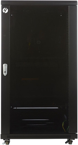 4Cabling 22RU 600mm Wide x 1000mm Deep Free Standing Server Rack</br>FEATURES</br>Supplied Fully Assembled</br>Constructed from High-Quality Cold-Rolled Steel</br>Rails 2mm, frame and doors 1.2mm, panels, shelves and cable management 1.2mm</br>4-way Ceiling Mount Fan Kit</br>6-way Rack Mount Power Rail</br>20 sets of cage nuts</br>2 x fixed shelves</br>Lockable tempered glass front door, solid lockable steel side and back doors</br>Adjustable 19" L rails front and rear of server rack</br>Levelling feet and lockable castor wheels</br>Cable entry glands on the top and bottom</br>Earthed doors and side panels</br>Static loading capacity 800kg</br>Designed/built to ANSI-310-D, IEC 297-2, DIN 41491/41494 Standards</br></br>Direct Delivery Item from Supplier